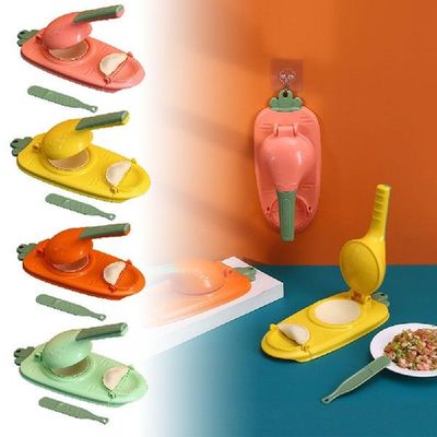 好货2 In 1 Dumpling Maker Dough Press 2023 New Dumplings Ski