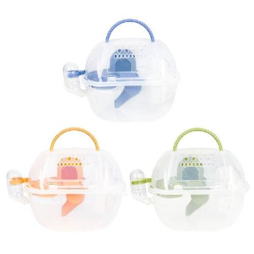 6XDE Hamster Carrier with Kettle Bowl Wheel Hideout