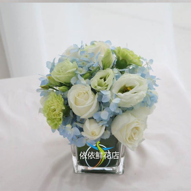 会议签到台花方缸餐桌活动宴会鲜花快递同城年会展览会展商务用花