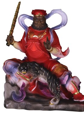 新品汉白玉武财神爷赵公明神像供奉招财进宝店铺开业礼品客厅桌面