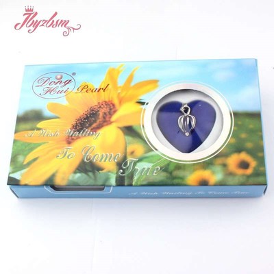 Natural Oyster Wish Freshwater Pearl long Necklace Pendant F