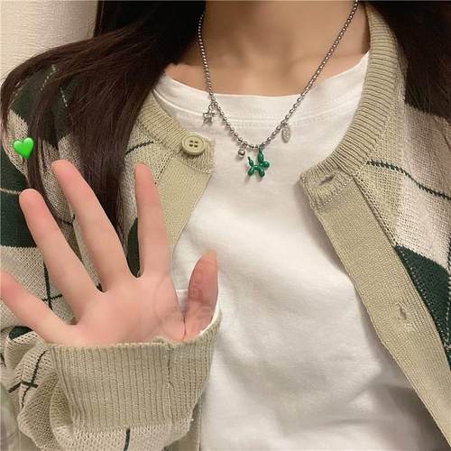 high quality~Balloon dog necklace autumn winter lovely simpl