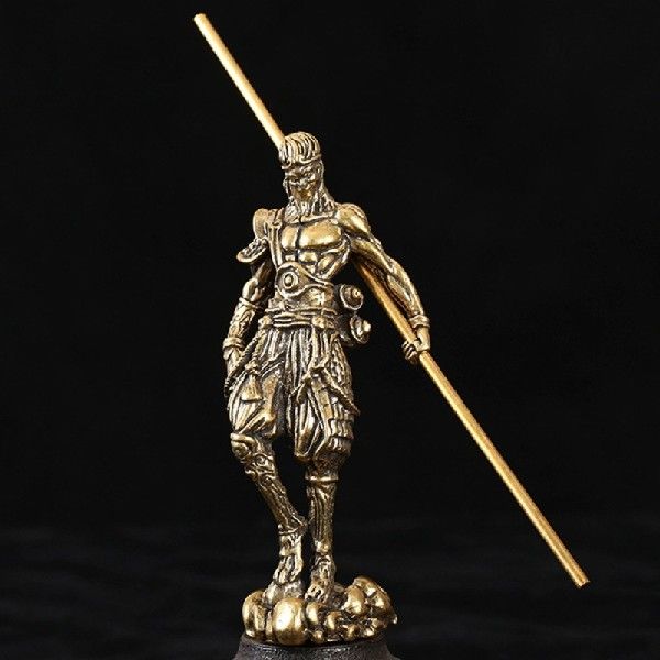 6XDE Monkey King Statue with Removable Stick Feng Shui