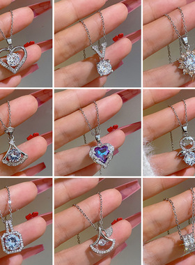 【钛钢】灵动项链女铜微镶钢色链条简洁Ins网红精致锁骨链脖链