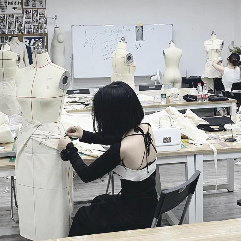 红邦人台立体裁剪女装半身设计服装制衣道具模特架84国标可小黑夹