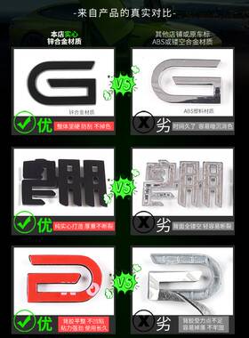 小鹏汽车G3i/P5/P7i/G6/G9黑色车标 外观黑化黑标 锌合金实心车标