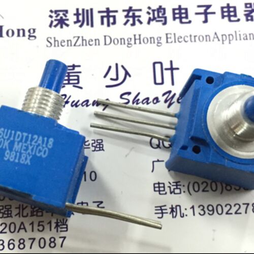 好货墨西哥BOURNS密封电位器96U1DT12A18单联10K.50K电位器轴长12