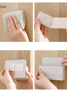 OYORLIFE Multi-function Wall Shelf Organizer Remote Holder F