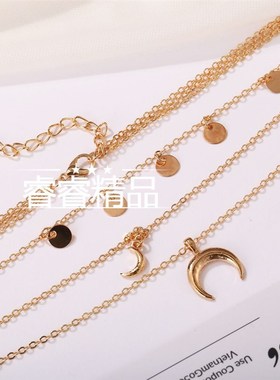 Retro Multi-layer necklaces fashion Clavicular chain jewelry