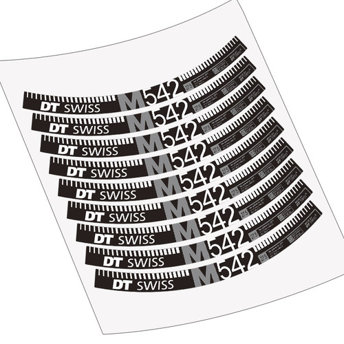 山地车DT SWISS M542轮组贴纸自行车车圈轮毂改色贴单车装饰防水