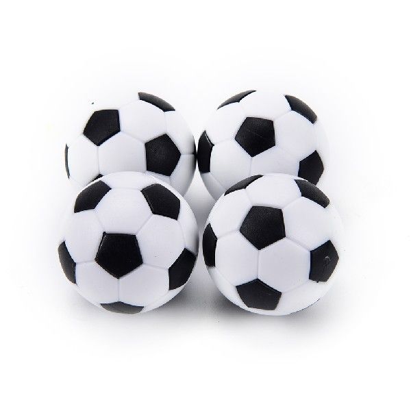 32mm 4 Pcs Black And White High Quality Resin Foosball