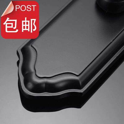 新品门锁室内卧室三件套欧式实木五金静音房门H美式黑色门锁把手