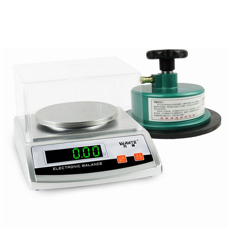 万特纺织电子天平秤圆盘取样器刀面料不织布布料纸张称重克重仪0.