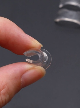 8 Sizes Silicone Invisible Clear Ring Size Adjuster Resizer