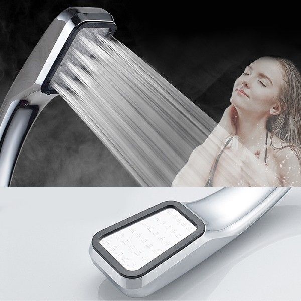 High Pressure Handheld 300 Holes Square Shower Head Water