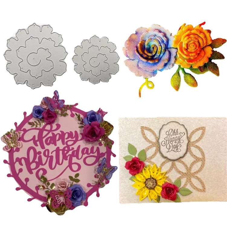 flower metal carbon steel knife die paper cutting embossing