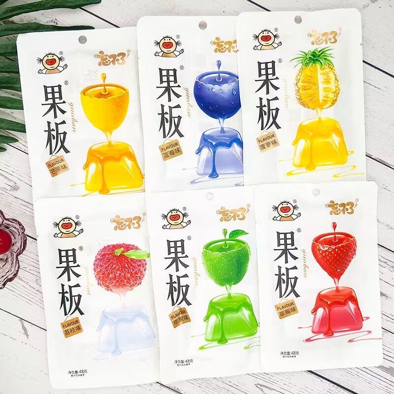 忘不了果板果冻果冻条零食多口味水果果味果冻夏季休闲小零食