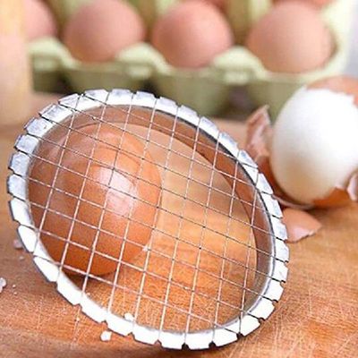 Stainless Steel Egg Slicer Cutter Cut Egg Device Grid for