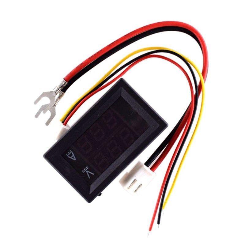 DC 0 100V 50A Digital Voltmeter Ammeter Dual Display Voltag