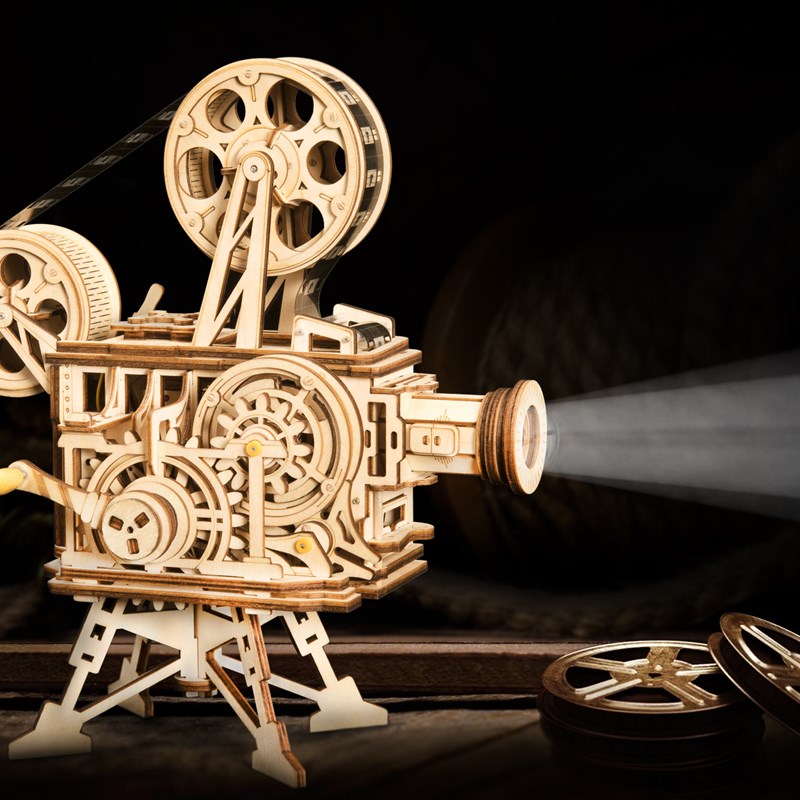 新品Robotime New DIY Model Building Kits Mechanical 3D Woode