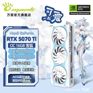 雪狐 万丽GeForce 台式 5070 16GB 电脑AI电竞独立显卡 RTX