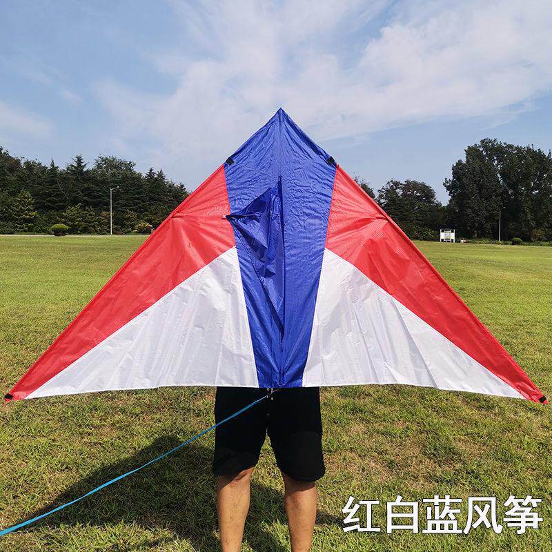 新款潍坊风筝成人大人红白蓝王侉子风筝档长尾平稳好飞厂家