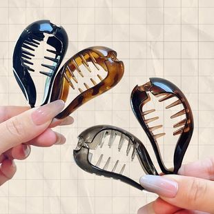 简便扭夹小巧大容量后脑勺盘发夹懒人一把抓香蕉夹发抓发饰头饰品