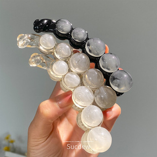 韩国气质大号2023新款 香蕉夹子头饰 高级感发量多发夹女后脑勺夏季