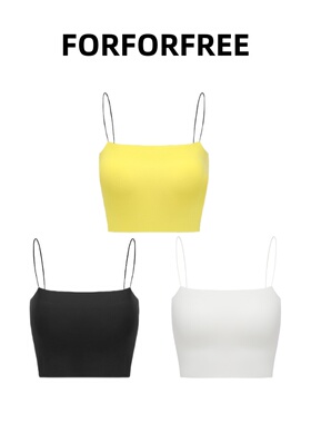FORFORFREE星期6短款超细肩带裸感无痕背心女内搭可外穿高级感