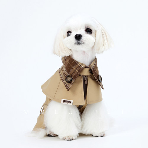 狗狗春秋款小型犬冬季宠物风衣