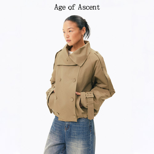 AgeofAscent廓形加厚夹棉风衣