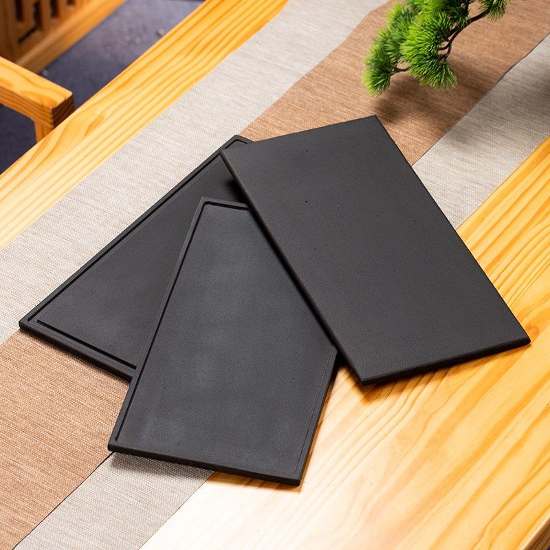 长方形简约家用石头干泡小茶台真乌金石案几轻奢超U薄功夫茶具托,餐饮具,茶托,淘宝优惠券,粉丝福利购,淘宝优惠卷