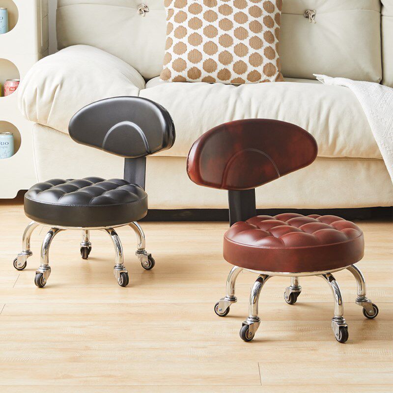 万向轮小凳d子家用滑轮矮凳子靠背带轮换鞋凳带娃客厅美缝擦地椅,住宅家具,万向轮凳,淘宝优惠券,粉丝福利购,淘宝优惠卷