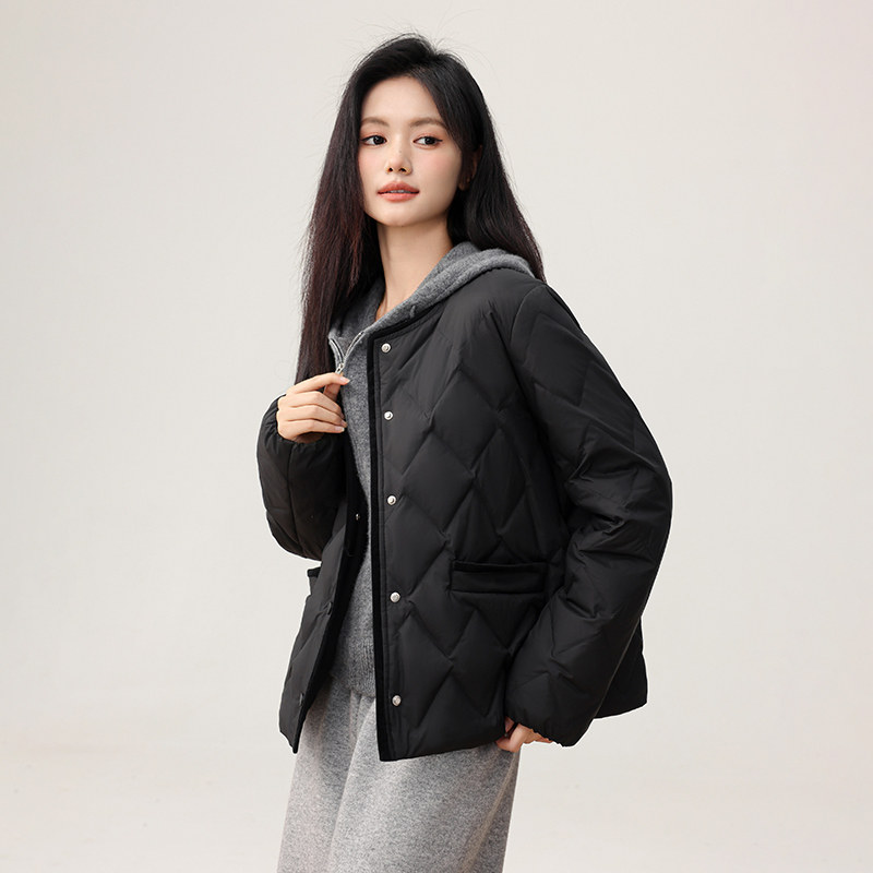 短款羽绒服保暖显瘦鸭绒外套女