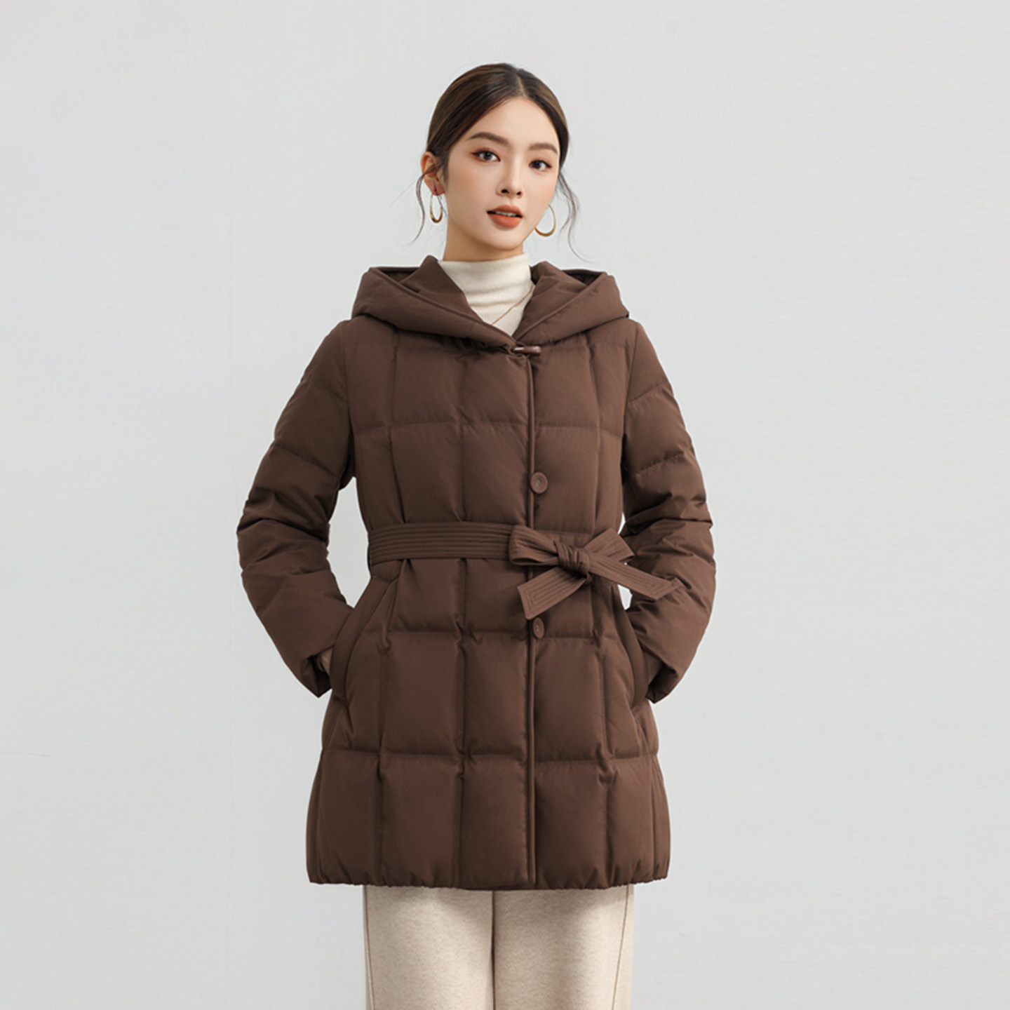雪中飞2026冬新款韩版百搭羽绒服