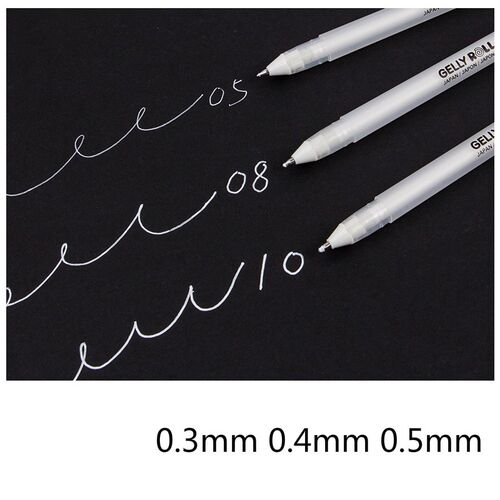 极速Sakura Gelly Roll Gel Ink Pen Set White/Basic/3D Pastel/