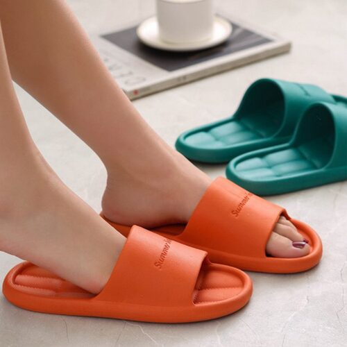 极速2022 Non-slip Home Slippers Men Women  Bathroom Footwear