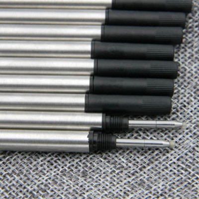 10Pcs good Quality BLE and black ink refill for rollerball p