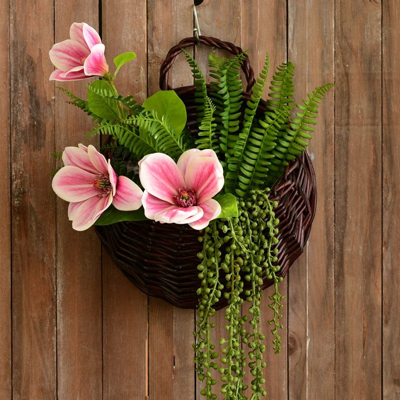 极速田园客厅阳台墙面装饰挂花餐厅酒吧墙壁创意挂件客厅墙上壁挂