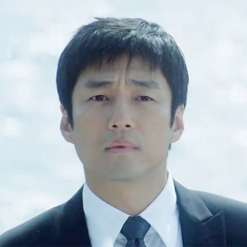 全手织高端假发男士短发真发头套中老年爸爸帅气逼真轻薄造型发型