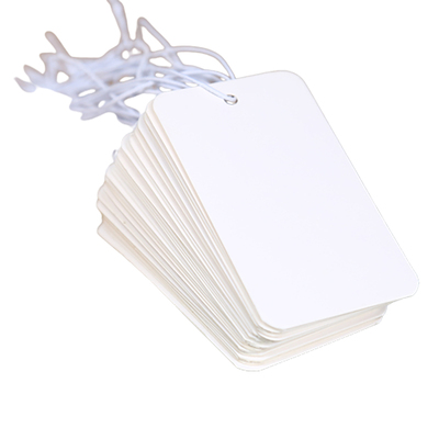 现货空白弹力绳吊牌价格标签手写吊卡首饰珠宝挂绳饰品标价签标签