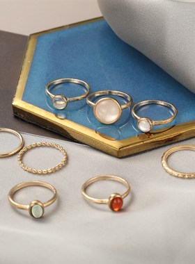 Joint Ring Combination Eight Piece Set Ring