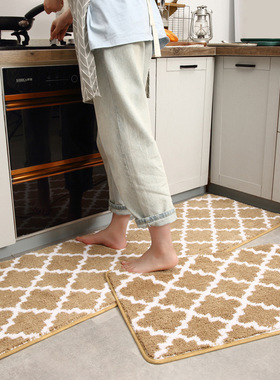New Nordic stylelong strip kitchen floor mat bathroom carpet