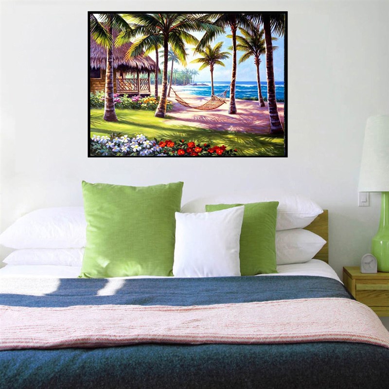 5D Diamond Painting Landscape/Animal Picture Round Jewelry E