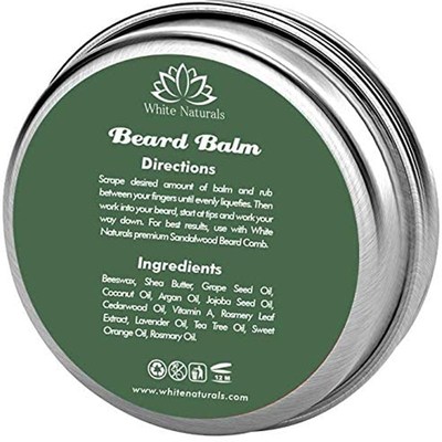 Organic Beard Balm  Styles  Strengthens & Softens Beards & M
