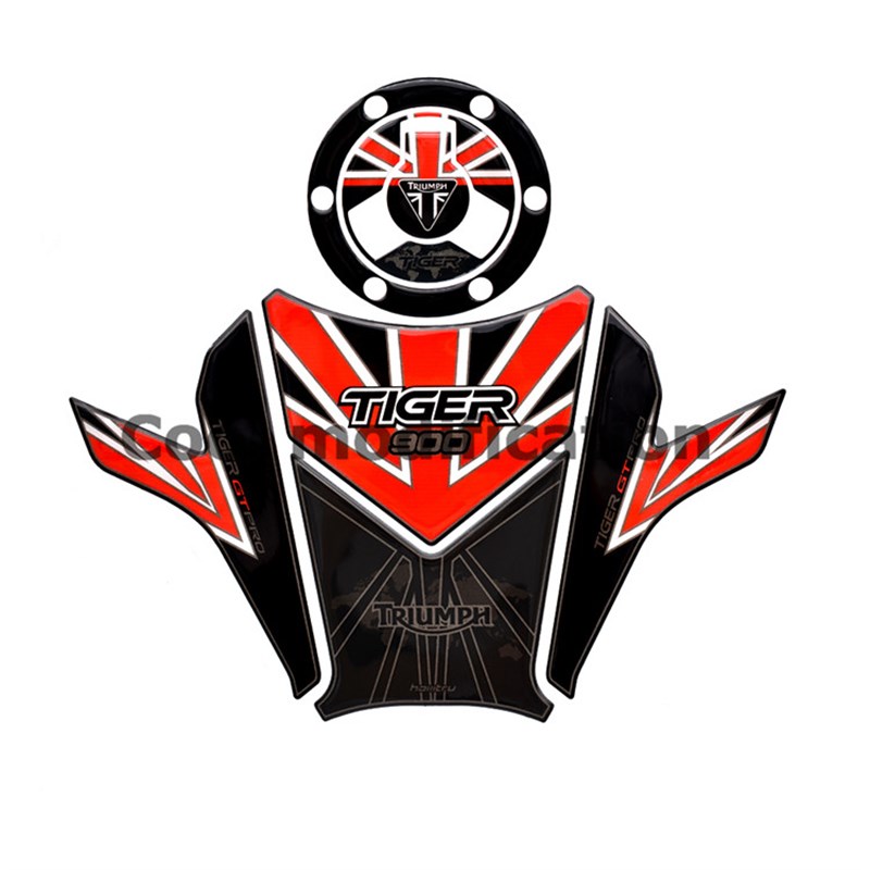 机车油箱盖贴适用于凯旋 老虎 TIGER 900 RALLY PRO GT油箱贴纸