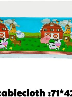 1pc Farm Theme Party supplies Farm Animals Pig Cow Sheep The