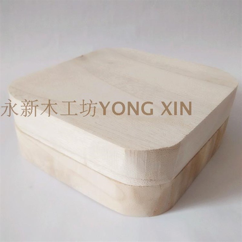 现货速发原木实木板 圆角木块 砂光打磨木板木垫 可做彩绘画板可