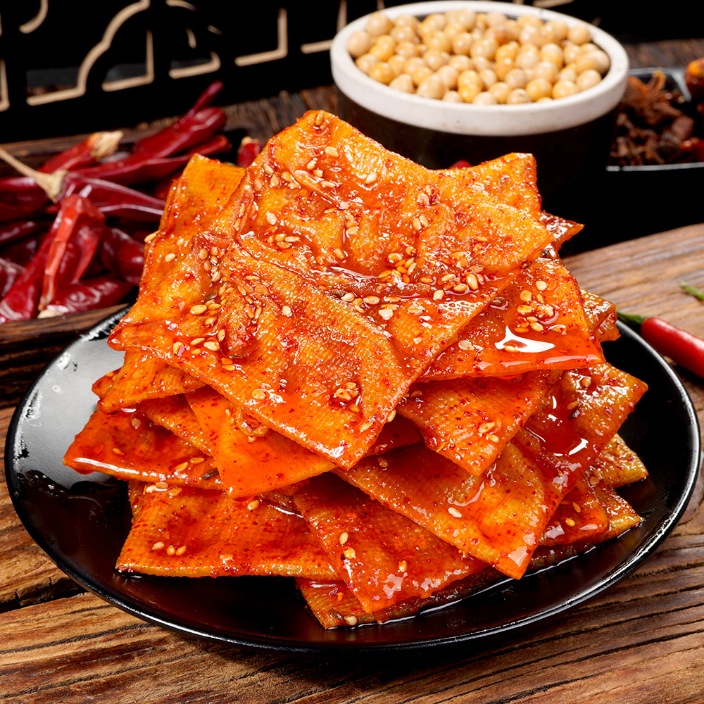 思乡山香辣泡泡干湖南特产豆干散装小包零食解馋辣条平江特产