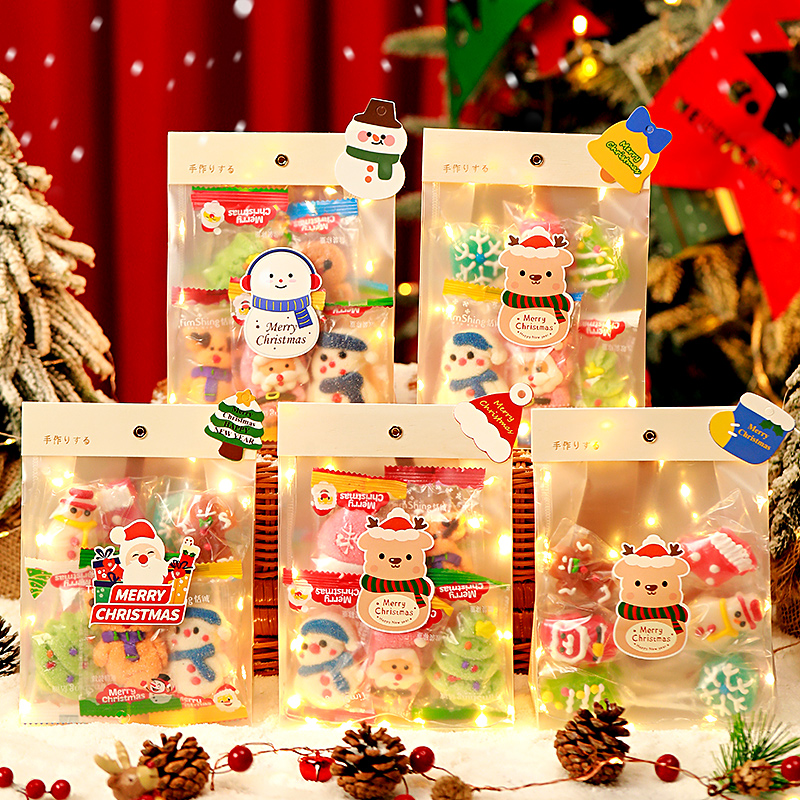 圣诞节糖果礼盒儿童棒棒糖主题零食大礼包送女朋友小孩平安夜礼物